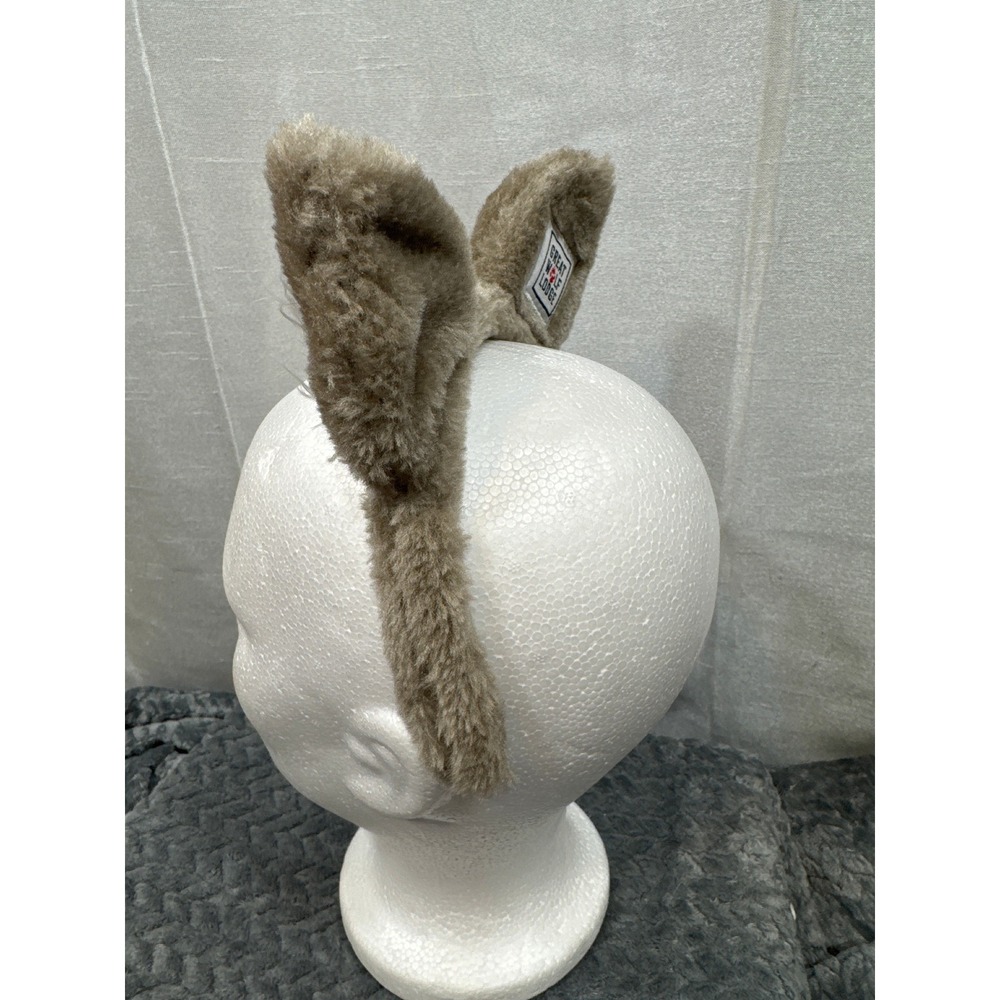 Great Wolf Lodge Kids Plush Wolf Ears Headband Tan White Faux Fur FP0515BE‎ - Picture 3 of 5